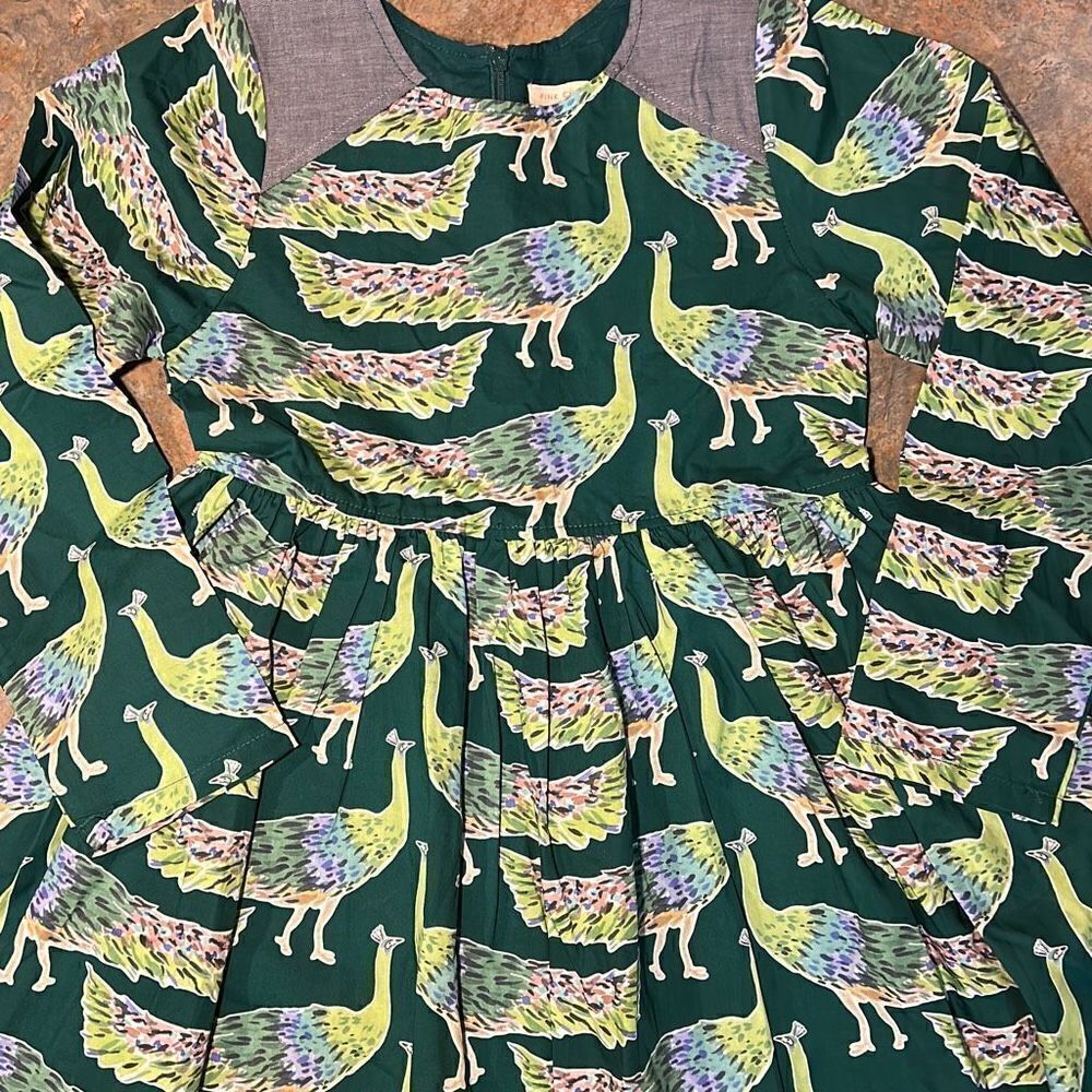 Pink Chicken New York Peacock Green Dress size 10